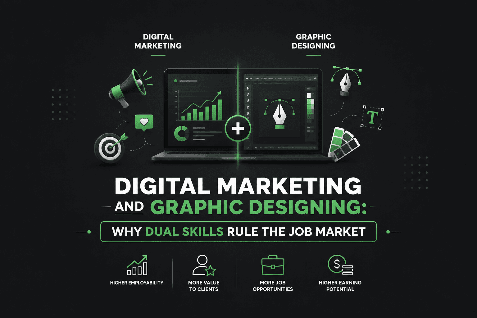 Digital Marketing and Graphic Designing: Why Dual Skills Rule the Job Market