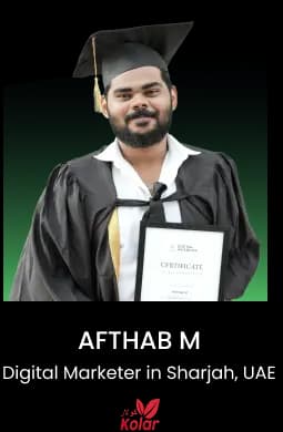 Techoriz student placed abroad in digital marketing