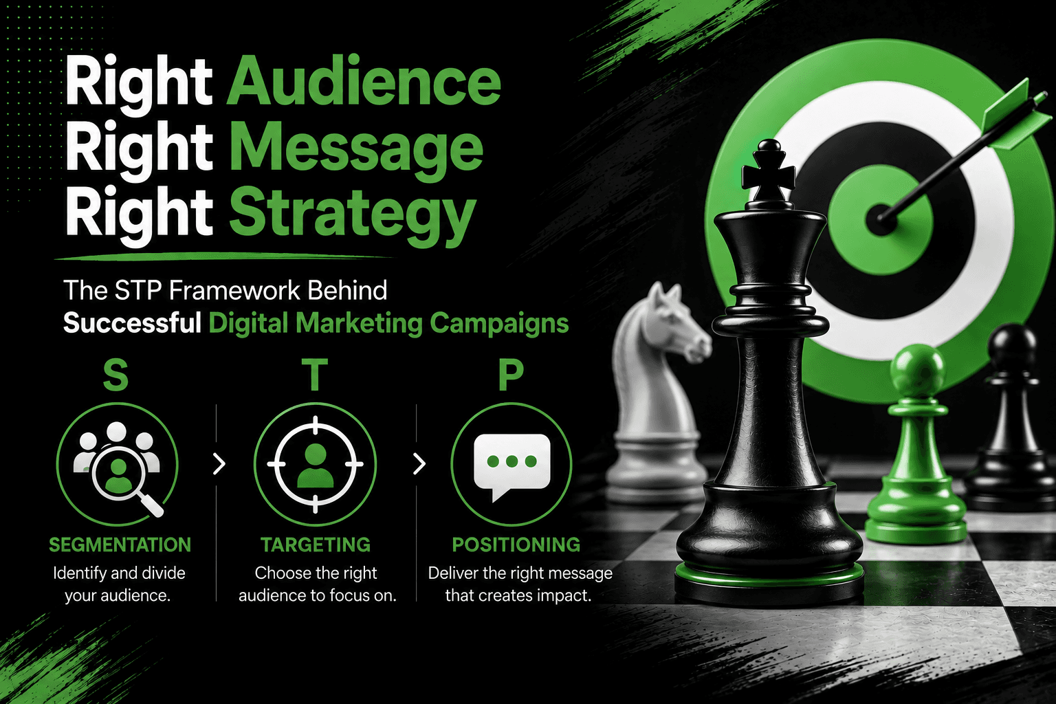Right Audience. Right Message. Right Strategy: The STP Framework Behind Successful Digital Marketing Campaigns