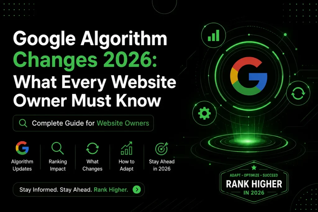 Google Algorithm Changes 2026
