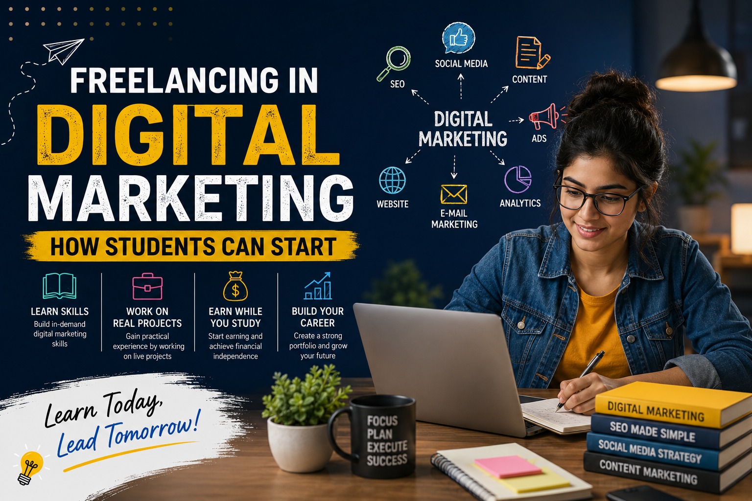 Freelancing in Digital Marketing: How Students Can Start