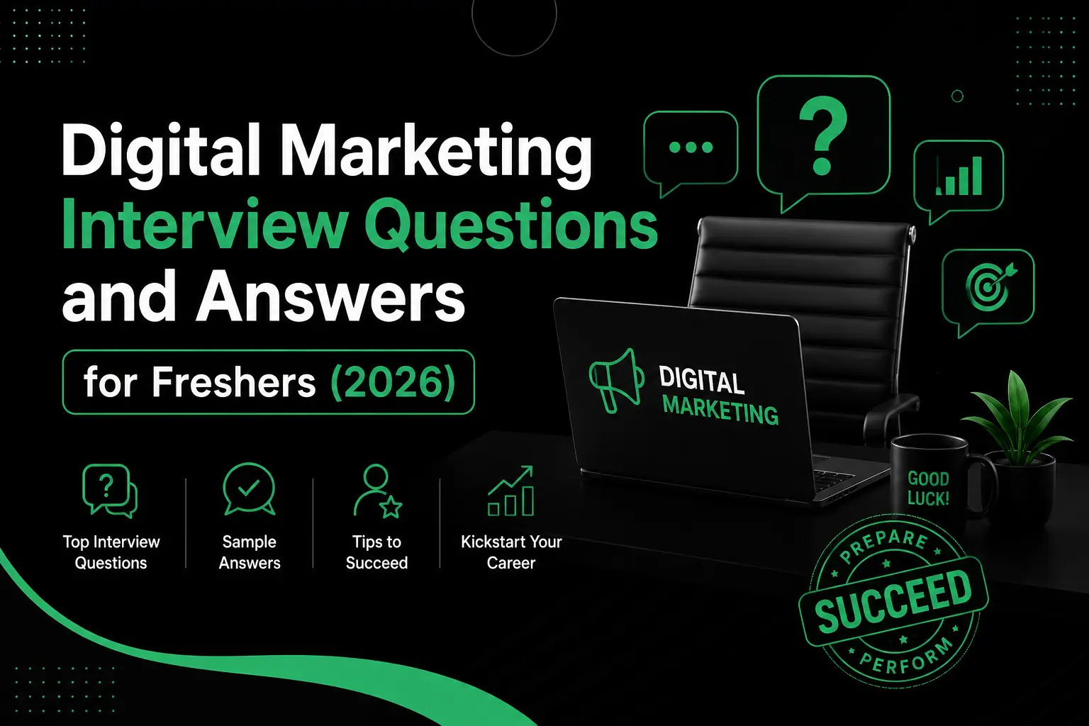 Digital Marketing Interview Questions and Answers for Freshers (2026)
