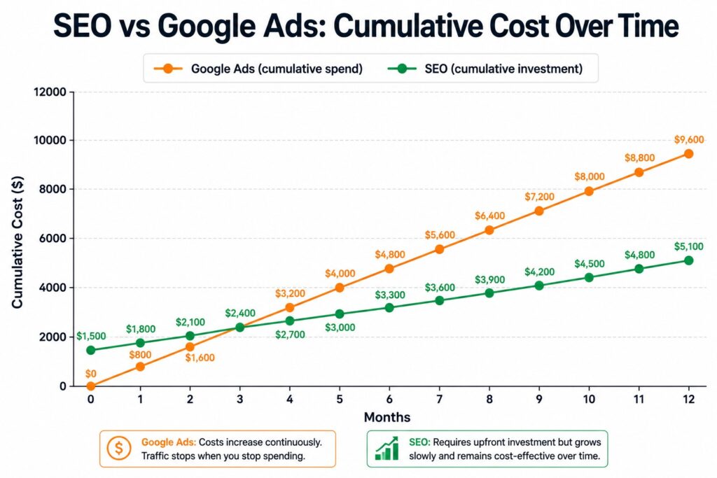 SEO vs Google Ads
