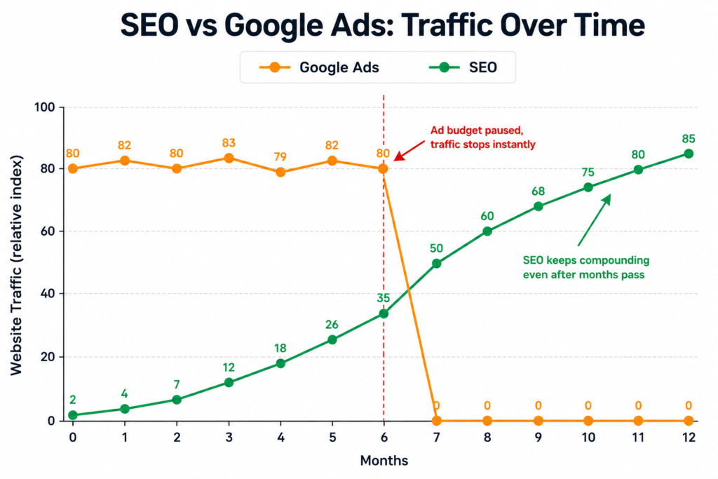 SEO vs Google Ads